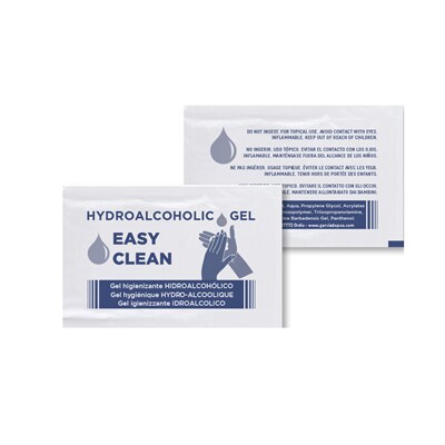 Gel Hidroalcohólico 'Easy Clean' 2,5 Ml 4,5X7 Cm (250 unidades)