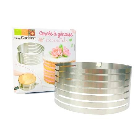 Cercle en inox extensible 16 à 20