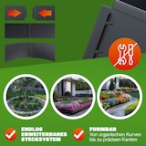 thumbnail of GARDEBRUK® Rasenkante verzinkt 10m x 14cm hoch Silber