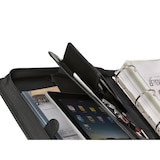 thumbnail of Alassio Ringbuchmappe 50mm mit Griff Konferenzmappe A4 schwarz Mappe mit großer Mechanik 30076