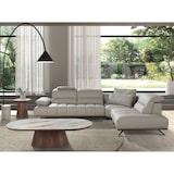 thumbnail of Angel Cerdá Sofá chaise longue derecha piel gris claro 6244C 310 x 235 x 102