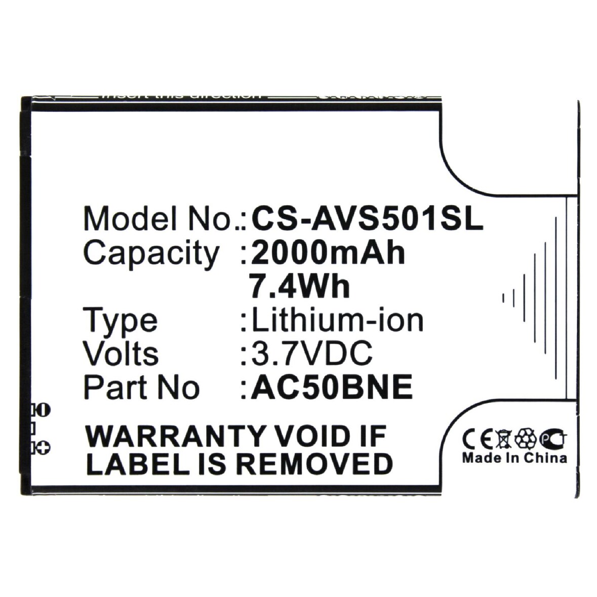 Akku kompatibel mit Archos 50B Neon