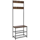 thumbnail of Helloshop26 - Appendiabiti in metallo con 7 ganci marrone scuro 19_0000080