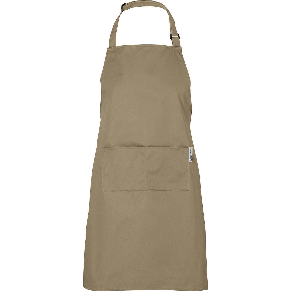 Chefs Fashion - Keukenschort - Taupe Schort - 2 zakken - Simpel verstelbaar - 71 x 82 cm