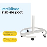 thumbnail of BRASQ Flipover Verrijdbaar - 70x100 cm - Verstelbaar Whiteboard - Incl. 25 vellen papier en access. - Uitschuifbare Armen - met Haken - Wit