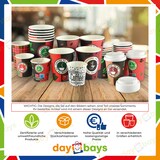 thumbnail of DayBays 2000 Stk. Kaffeebecher 12ozSlim/300ml Ø8cm " Coffee To Go Becher " Pappe mit PE-beschichtet