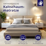 thumbnail of Mister Sandman - Matratze 160x200 H2 H3, Höhe 18cm, 7 Zonen Kaltschaummatratze 160 x 200 mit hochwertigem Doppeltuchbezug, Hergestellt in Deutschland