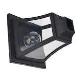 thumbnail of Outsunny farol solar de jardín con 3 luces LED impermeable IP44 sensor de noche farola de exterior para terraza 51,5x47x182,5 cm