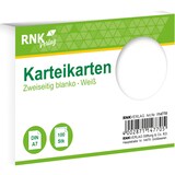 thumbnail of RNK Verlag 114770 Karteikarten - DIN A7, blanko, weiß, 100 Karten