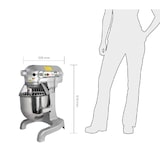thumbnail of Buffalo 9ltr aanrecht planetaire mixer