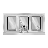 thumbnail of Helloshop26 - Evier professionnel 3 Bacs 100 x 50 x 97 cm acier inoxydable 14_0001591