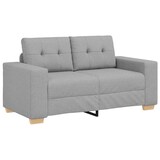 thumbnail of vidaXL Zweisitzer-Sofa mit Kissen Wolken-Grau Stoff