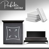 thumbnail of Spannbettlaken Boxspringbett 100% Baumwolle 180-200x220 cm Anthrazit