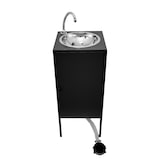 thumbnail of Express Water,Lavello Autonomo, Portatile, Indipendente, a Pedale, Mod.NOIR, Serbatoi 10 Litri. Lavello Acciaio Inox e rubinetto,35x35x80cm