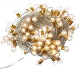 thumbnail of LED Lichterkette Vintage 240 Mini Kugeln 8 Funkt. 24m Weihnachtslichterkette