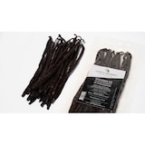thumbnail of Gousses de vanille Bourbon d'exception de Madagascar (+ 18/21 cm), qualité "Gourmet Noire", variété Planifolia, sachet sous vide de 100 g