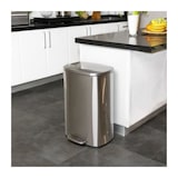 thumbnail of Kitchen Move Balde de Lixo com Pedal Inox ADMIRAL prata 50L Aço inoxydable Dinheiro