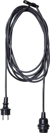 thumbnail of Kabel mit E27 Lampenfassung für Lampenschirme/Hängeleuchten 5m Außen