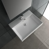 thumbnail of Alpenberger Waschbecken Keramik rechteckig- mit Überlauf
