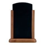 thumbnail of Securit® Quadro de mesa "Top" - Madeira com acabamento castanho escuro lacado