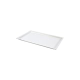 thumbnail of Plato rectangular Justwhite de 36x22 cm, porcelana blanca con diseño de leona (paquete de 3)