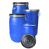 thumbnail of Bidón de Plástico Boca Ancha Azul | Homologado para Uso Alimentario y Almacenaje Seguro | Cierre Ballesta -