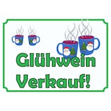 thumbnail of Glühwein Verkaufsschild Schild A2 (420x594mm)