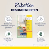 thumbnail of AVERY Zweckform Mini-Etiketten, 25,4 x 10 mm, grün