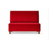 thumbnail of Banquette restaurant Berfine- en velours rouge – 120 x 55 x 90 cm Mobilier Européen