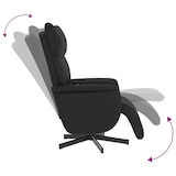 thumbnail of vidaXL Massagesessel mit Fußteil Schwarz Kunstleder