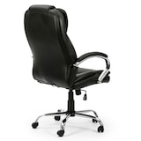 thumbnail of Poltrona da Ufficio Nixon sollevabile e reclinabile Rivestita in Ecopelle, Colore Nero, Metallo Cromato