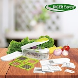 thumbnail of Best Direct Dicer Express - Gemüseschneider, Obstschneider multifunktional, Multischneider, Zerkleinerer, 1,45 Liter, Julienne