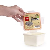 thumbnail of VALIRA Nomad - Recipiente Cuadrado 0.4L en Plástico Cerámico PBT. Blanco