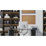 thumbnail of ALLBoards Tableau en Liège avec Cadre en Bois Rouge 90x60cm