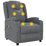 thumbnail of vidaXL Massagesessel Anthrazit Kunstleder