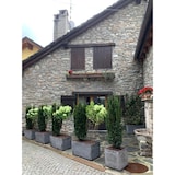 thumbnail of Vaso quadrato grigio 50L 40x40cm - Fioriera da esterno balcone terrazza giardino ARTPLAST