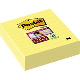 thumbnail of Post-it® Haftnotizen Super Sticky XXL Notes liniert, 101 x 101 mm, gelb
