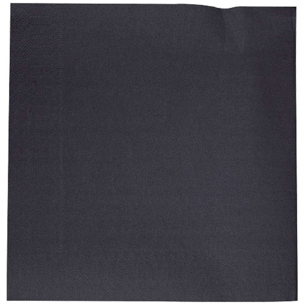 Firplast Serviette 38X38 2 plis ouate noire  (X2400)
