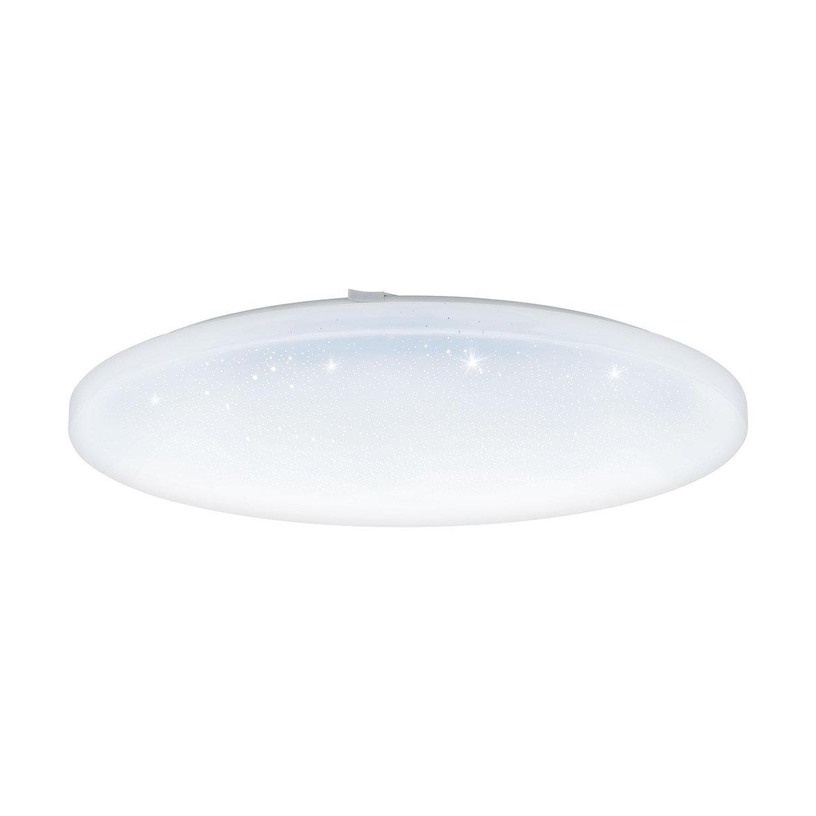 Plafoniera Moderna Frania-S Acciaio Bianco Luce Led Integrato 50W Ip20