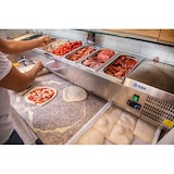 thumbnail of KBS koelopbouw met rechte glasconstructie 40 liter 1200x395x435 mm GN 1/3 230 Volt