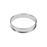 thumbnail of Cercle à tarte bord roulé 8 cm en inox -  Argent / Métallique Rond Acier Inoxydable (inox  De Buyer 8.00x8.00 cm