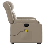 thumbnail of vidaXL Massagesessel mit Aufstehhilfe Elektrisch Cappuccino Kunstleder