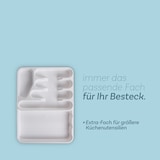thumbnail of Besteckkasten 33,5x26x4,5cm - Weiß ausziehbar