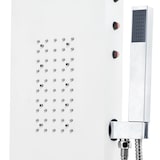 thumbnail of vidaXL Douchepaneel 20x44x130 cm aluminium wit