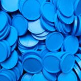 thumbnail of CombiCraft Wertmarken oder Einkaufswagenchips 1€ Format in Blau - 500 Stück