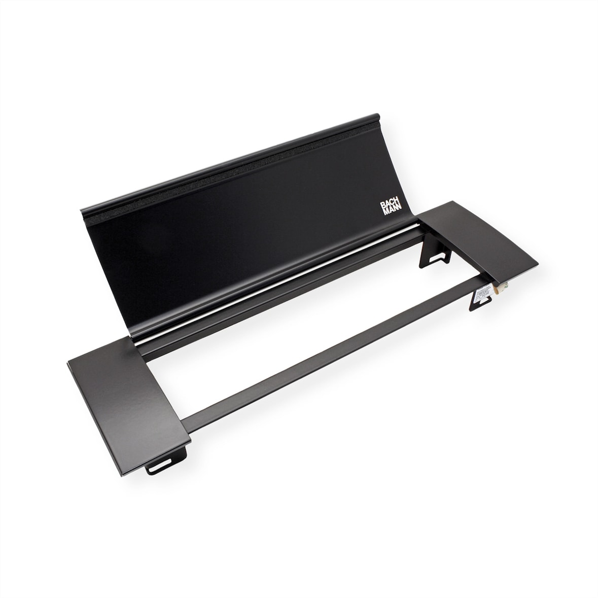 BACHMANN POWER FRAME COVER zwart ALU 4-voudig RAL9005