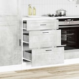 thumbnail of vidaXL Küchenunterschrank Porto Betongrau Holzwerkstoff