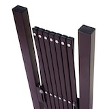 thumbnail of Absperrgitter HWC-B34, Scherengitter Rankhilfe Tierschutzgitter ausziehbar, Alu braun ~ Höhe 103cm, Breite 31-261cm