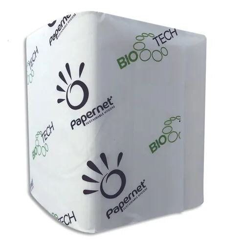 PAPERNET Carton de 40 paquets de papier toilette 2 plis pure cellulose, 224 formats L11 cm coloris Blanc