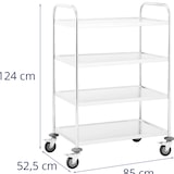 thumbnail of Royal Catering Carrello di servizio - 4 Mensole - 200 kg